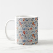Ocean Wirbel Linen Look Kaffeetasse (Links)