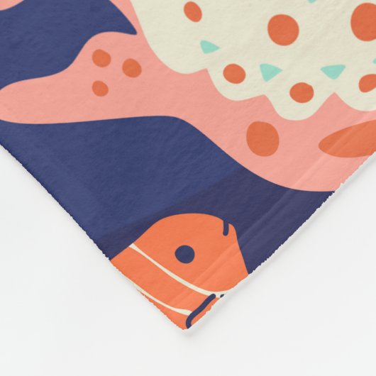 Ocean Wonders Fleecedecke (Ecke)