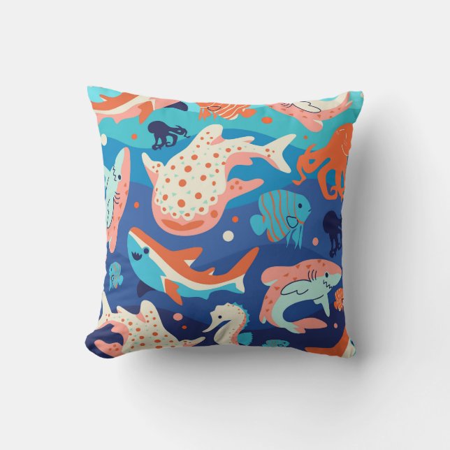 Ocean Wonders Kissen (Vorderseite)