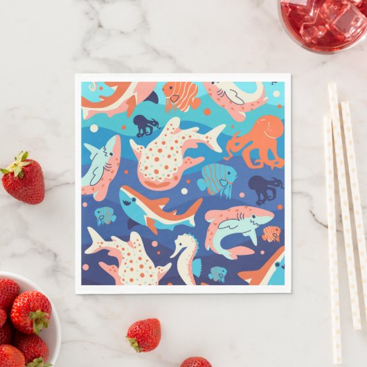 Ocean Wonders Serviette (Beispiel)