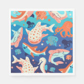 Ocean Wonders Serviette (Vorderseite)