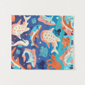 Ocean Wonders Wandteppich (Vorderseite (Horizontal))