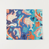 Ocean Wonders Wandteppich (Vorderseite (Horizontal))