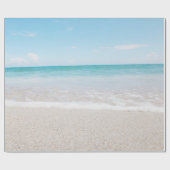 Ocean Wrapping Paper Beach Wedding Ocean I Light Geschenkpapier (Flach)