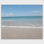 Ocean Wrapping Paper Beach Wedding Ocean I Natural Geschenkpapier (Flach)