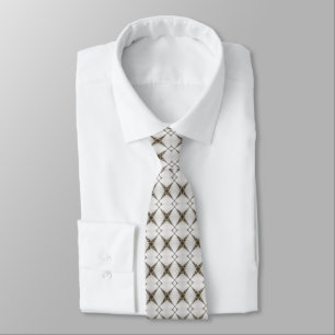 Ocean X Fraktal Gray Gold - Necktie Krawatte