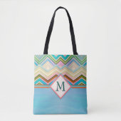 Ocean Zig Zags Tasche (Vorderseite)