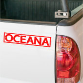 Oceana-Briefmarke Autoaufkleber (Auf Lkw)