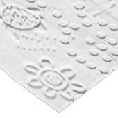 Oceana Embossed Aborigine-Kunst Tischdecke (Schrägansicht)