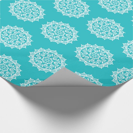 Oceana Mandala Geschenkpapier (Ecke)
