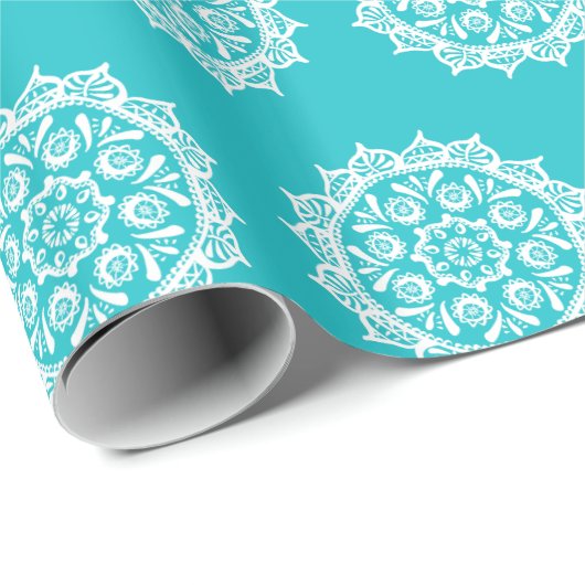 Oceana Mandala Geschenkpapier (Rolleneckpunkt)
