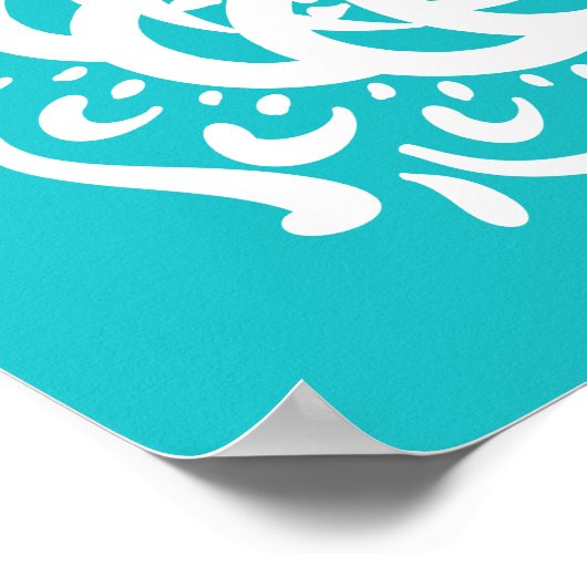 Oceana Mandala Poster (Ecke)