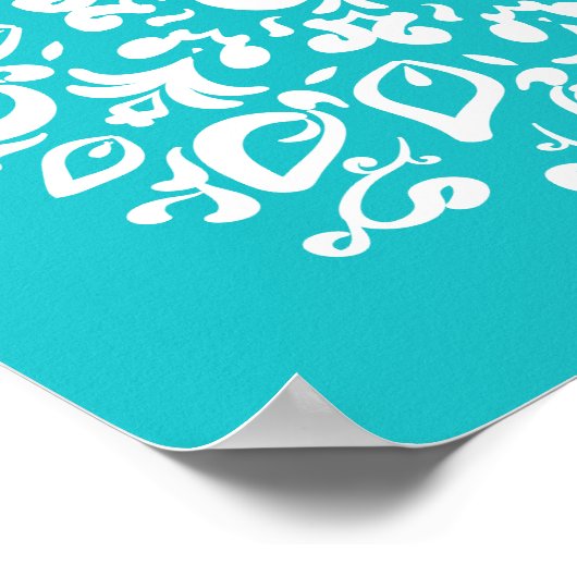 Oceana Mandala Poster (Ecke)