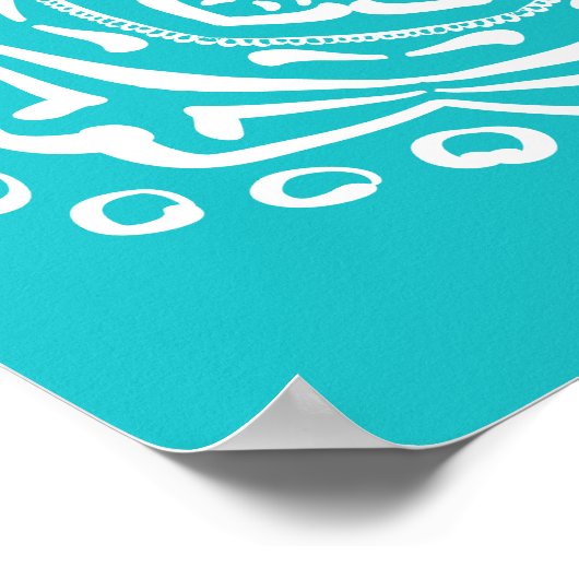 Oceana Mandala Poster (Ecke)