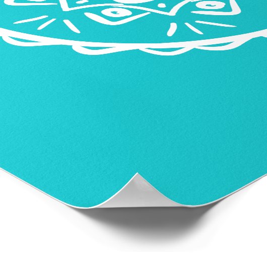 Oceana Mandala Poster (Ecke)