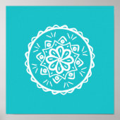 Oceana Mandala Poster (Vorne)