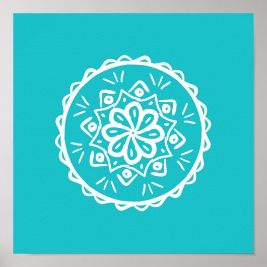 Oceana Mandala Poster (Vorne)