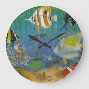 Oceananic Große Wanduhr