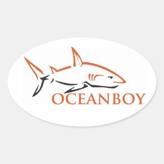 Oceanboy Ovaler Aufkleber