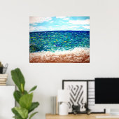‚Oceanbreeze‘ Poster (Heimbüro)