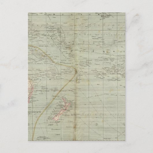 Oceania Atlas Karte (Vorderseite)