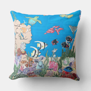 Oceania Square Throw Kissen
