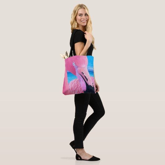 Oceania The Big Head Flamingo Tote Bag Tasche (Am Model)