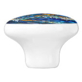 Oceanic Coastal Ocean Waves Sunset   Keramikknauf (Seitenansicht)