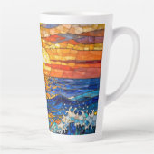 Oceanic Coastal Ocean Waves Sunset   Milchtasse (Rechts)