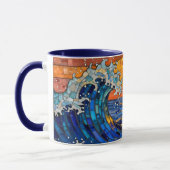 Oceanic Coastal Ocean Waves Sunset   Tasse (Links)