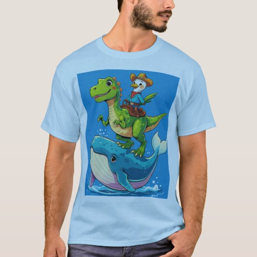 Oceanic Dino Duo T-Shirt (Vorderseite)