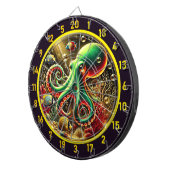 Oceanic Dream Octopus Dartboard Dartscheibe (Vorderseite rechts)