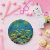 "Oceanic Elegante: Fish Underwater Collection Pappteller (Party)