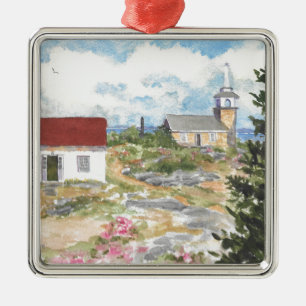 Oceanic Hotel on Star Island View Ornament Aus Metall