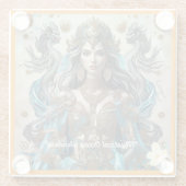 "Oceanic Luxury Touch" Glasuntersetzer (Rückseite)