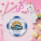 Oceanic Maritime Ocean Themed for Boy's Birthday  Pappteller (Party)