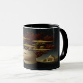 Oceanic Mind Coral Crown Surreal Art Mug Tasse (VorderseiteRechts)
