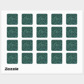Oceanic Mosaic Crust Textur Abstract Pattern Quadratischer Aufkleber (Blatt)