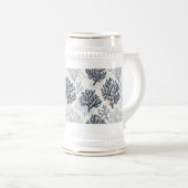 Oceanic Vibes Botanical Corals Bierglas (VorderseiteRechts)