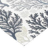 Oceanic Vibes Botanical Corals Tischdecke (Schrägansicht)