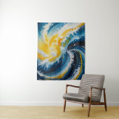 Oceanic Whirlwind Wandteppich (Beispiel)