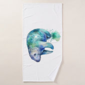 Oceanic Whisper Manatee Badehandtuch (Badehandtuch)