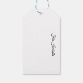 Oceanic Whisper Manatee, custom Geschenkanhänger (Rückseite)