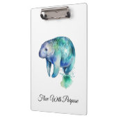 Oceanic Whisper Manatee, custom Klemmbrett (Links)