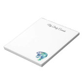 Oceanic Whisper Manatee, custom Notizblock (Rotiert)