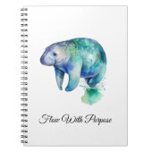 Oceanic Whisper Manatee, custom Notizblock (Vorderseite)