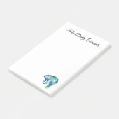 Oceanic Whisper Manatee, custom Post-it Klebezettel (angewinkelt)