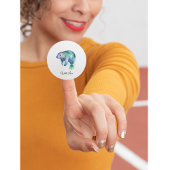 Oceanic Whisper Manatee, custom Runder Aufkleber