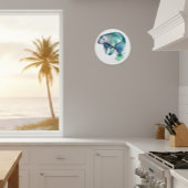 Oceanic Whisper Manatee Große Wanduhr