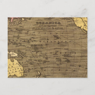 Oceanica Hand Colored Atlas Karte